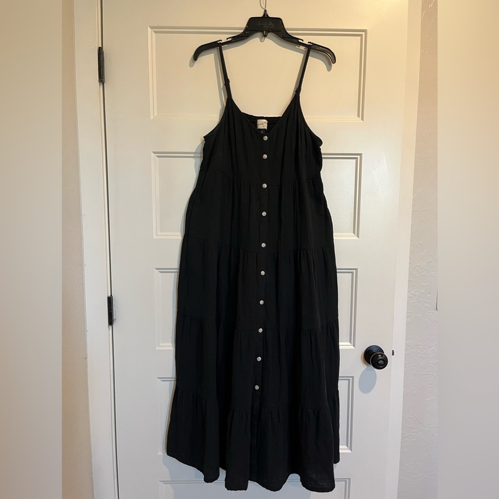 Black maxi sundress